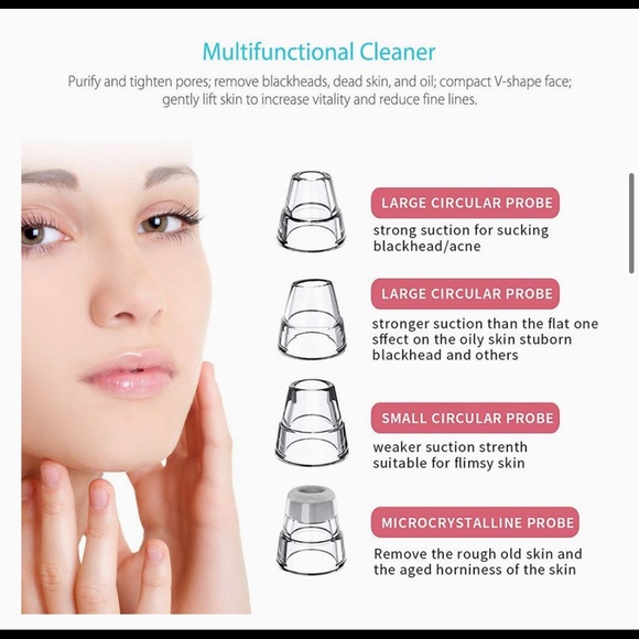 Blackhead Remover Pore Vacuum Electric Facial Pore Cleaner with Camera NIB - Picture 7 of 9